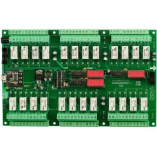 Industrial Relay Controller Board 24-Channel DPDT + UXP Expansion Port